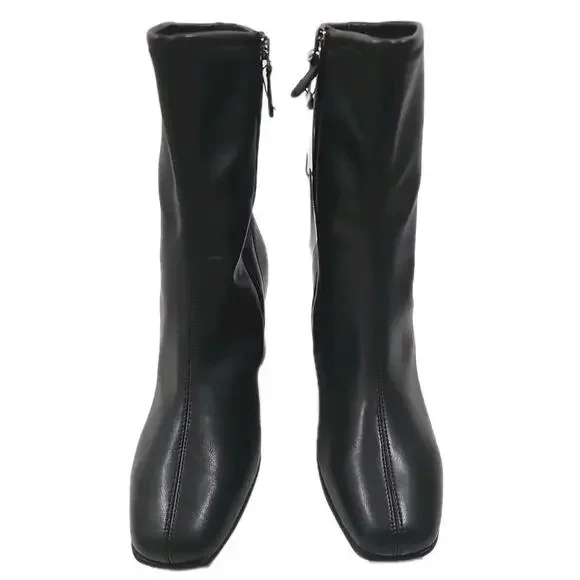 Aerosoles ~Woman Size 9.5W~ Black Miley Mid-Ca Ankle Boots NWOB. - Picture 3 of 14